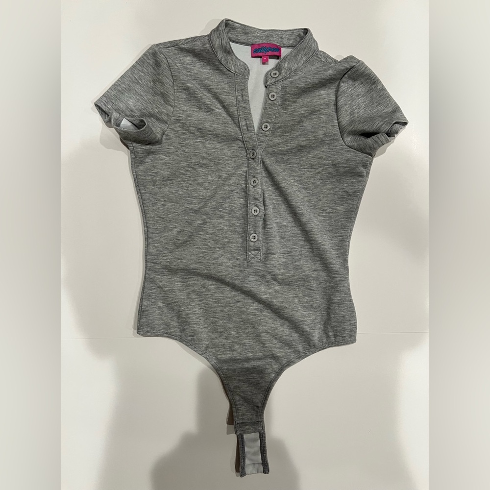 Edikted Charcoal  One Piece Bodysuit